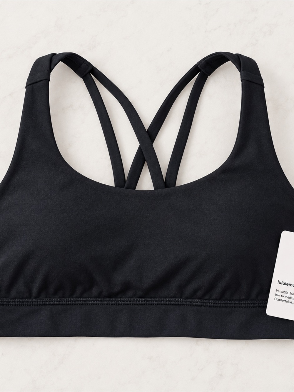 Lululemon Energy Bra Black Size 4 NWT